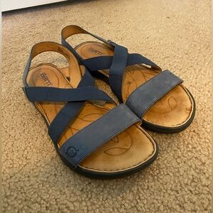 Born blue sandals